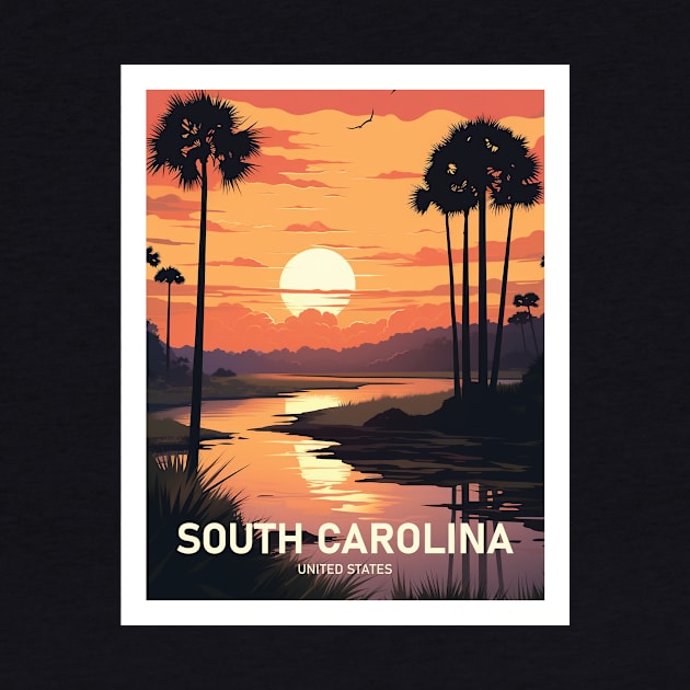 SOUTH CAROLINA by MarkedArtPrints